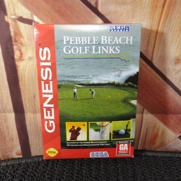 Sega Other - Vintage Sega Genesis Pebble Beach Golf Links Game 1994~Old school gamer~EUC